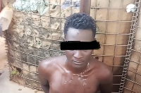Gbewaa Palace theft suspect.