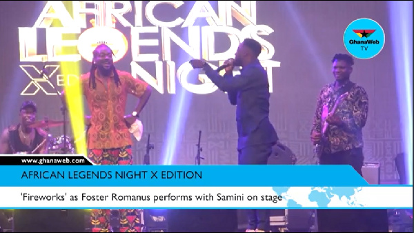 Ghanaian comedian and Samini take over Legends Night