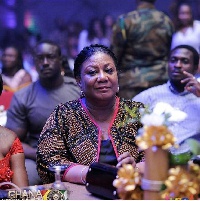 The First Lady took time off her busy schedule to catch some fun at the 2018 Ghana Meets Naija