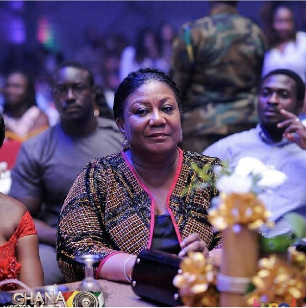 The First Lady took time off her busy schedule to catch some fun at the 2018 Ghana Meets Naija