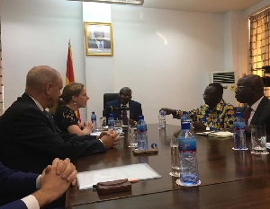 The delegation met with Vice-President, Dr. Mahamudu Bawumia and  Dr. Owusu Afriyie Akoto