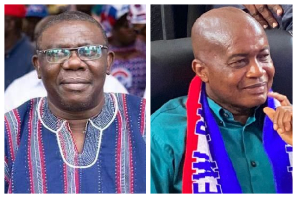 A photo collage of Danquah Smith Buttey and Stephen Ayensu Ntim