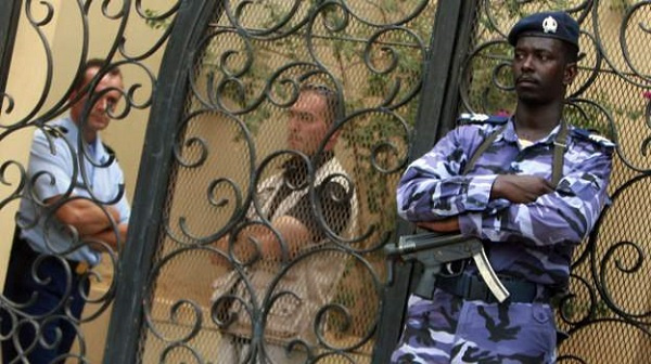 The RSF said the French embassy in Sudan (pictured) came under attack