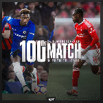 Callum Hudson-Odoi celebrates 100th Premier League matches with a goal over Chelsea