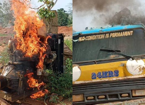 Burnt Galamsey Items