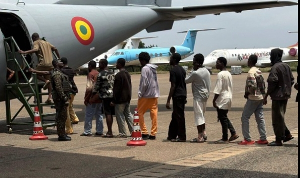 Photo of the Nigerians been repatriated