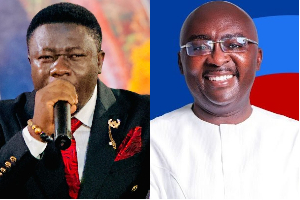 Prophet Worlasi (L) says Dr Bawumia will win the election convincingly