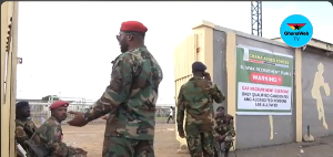 Calm had been restored during GhanaWeb's visit to the El-Wak Sports Stadium