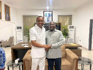 Dr Mahamudu Bawumia and Bernard Antwi Boasiako