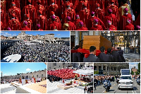 Scenes from Pope Francis' final funeral rite