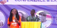 Alberta Nana Akyaa Akosa,  the Executive Director of Agrihouse Foundation