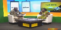 Omanhene Kwabena Asante and Nana Yaw Brefo - hosts of the morning show
