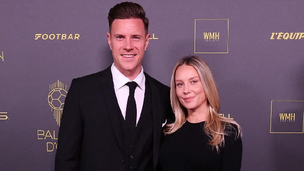 Andre ter Stegen with his ex-wife Daniela