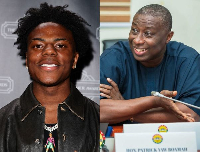 Patrick Boamah (R) says IShowSpeed (L) will need clearance for the passport