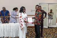 Ambassador Nancy Q Sam among some stakeholders at the event