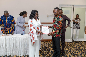 Ambassador Nancy Q Sam among some stakeholders at the event