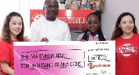 Thelma Emelia Adjei took home a cash of GH 