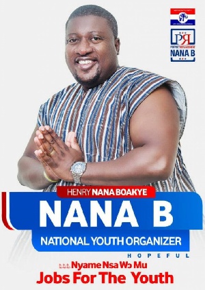 Henry Nana Boakye as the National Youth Organizer to represent the Ashanti Region