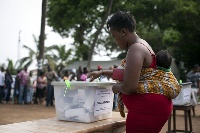 An election in Ghana