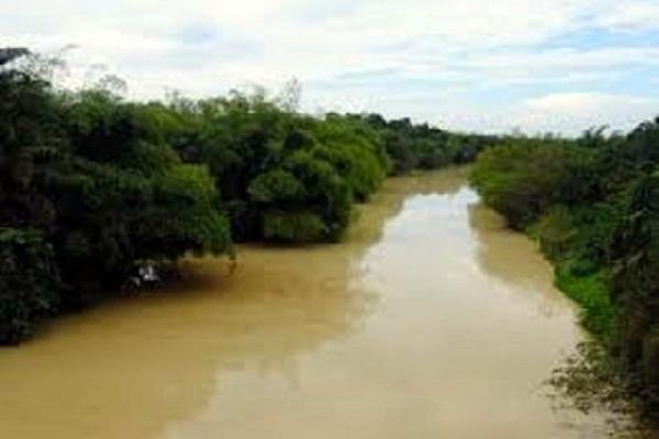 The Ankobra River suffered discolouration from illegal mining activities