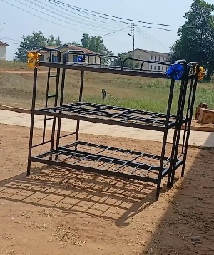 The school received 1,000 mono desks and 60 bunk beds