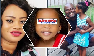 The late Stacy, Kennedy Agyapong and his six-year-old daughter