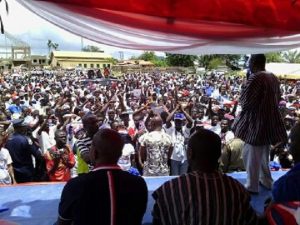 Dr. Bawumia at the Upper Denkyira East and West Constituencies