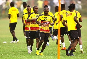 Black Stars training