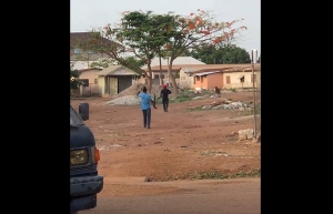 Some of the gunmen captured in a video