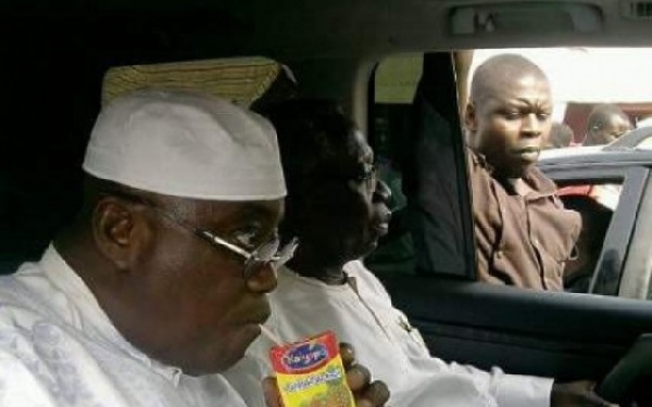 Nana Akufo-Addo captured sipping Kalyppo