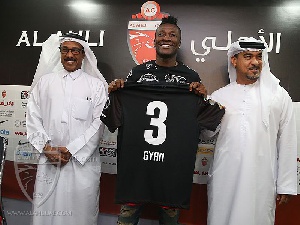 Gyan gets his number 3 jersey