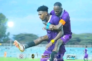Caleb Amankwah scored the only goal in the match