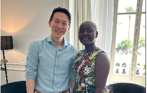 CEO Shou Chew in Cannes and Chef Abbys
