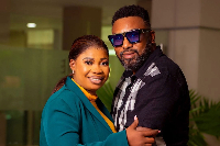 Naana Brown and her husband, Nana Acheampong, popularly known as Santiago