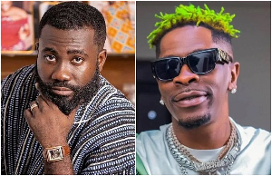 Okatakyie Afrifa-Mensah (L) says Shatta Wale (R) has been used and dumped by the NDC