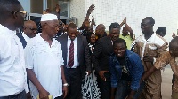 Hassan Ayariga, APC Flagbearer in a jubilant mood