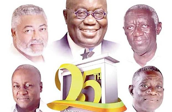 Jerry John Rawlings, John Agyekum Kufuor ,John Dramani Mahama & Akufo-Addo