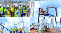 Dr Jinapor inspects progress on the Kumasi–Anwomaso Transmission Upgrade