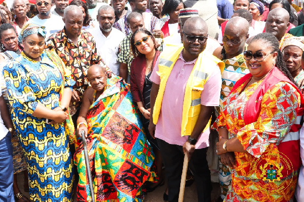 Asenso-Boakye with some of the dignitaries