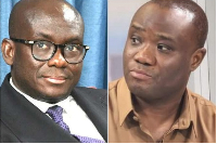 Godfred Yeboah Dame (L) has threntened to sue Kwakye Ofosu