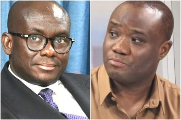 Godfred Yeboah Dame (L) has threntened to sue Kwakye Ofosu