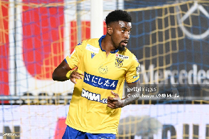 Belgian club St Truiden have parted ways with Ghanaian forward Joselpho Barnes