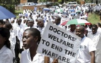 Representational photo of striking doctors