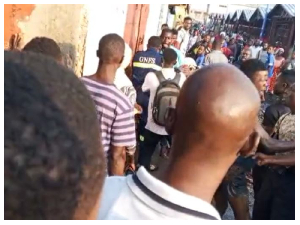 Screenshot of a scene of the incident