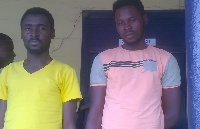 Two suspected armed robbers