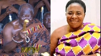 Otumfuo Osei Tutu II and Ama Serwaa Nyarko