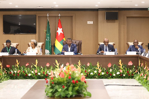 The meeting was led by Faure Essozimna Gnassingbé, President of the Council of the Togolese Republic