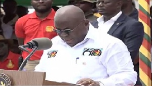 President Akufo-Addo delivered a speech to mark the 2017 May Day celebrations