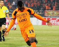 Adiyiah scored in Thailand on Saturday