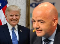 Donald Trump and Gianni Infantino